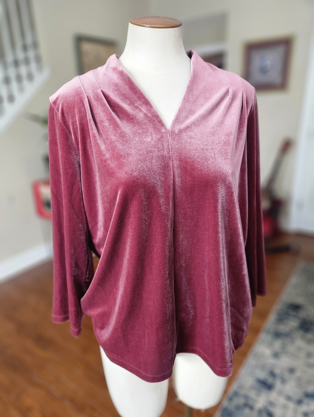 Lands' End Velvet Top Small